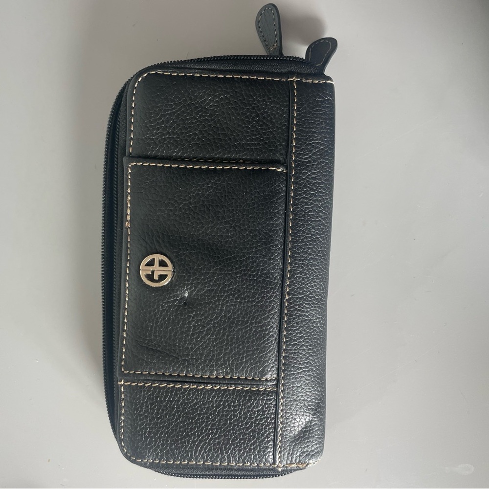 Giani Bernini Black Leather Wallet